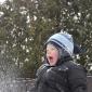 Clark in the snow